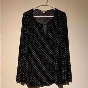 A dress shirt with mini stars.